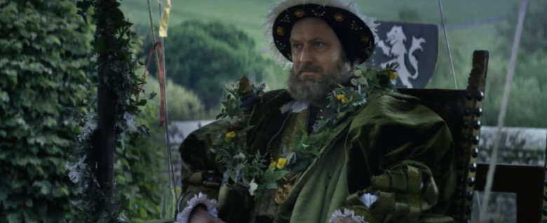 Jude Law is virtually unrecognizable as King Henry VIII in the trailer for the new movie Firebrand