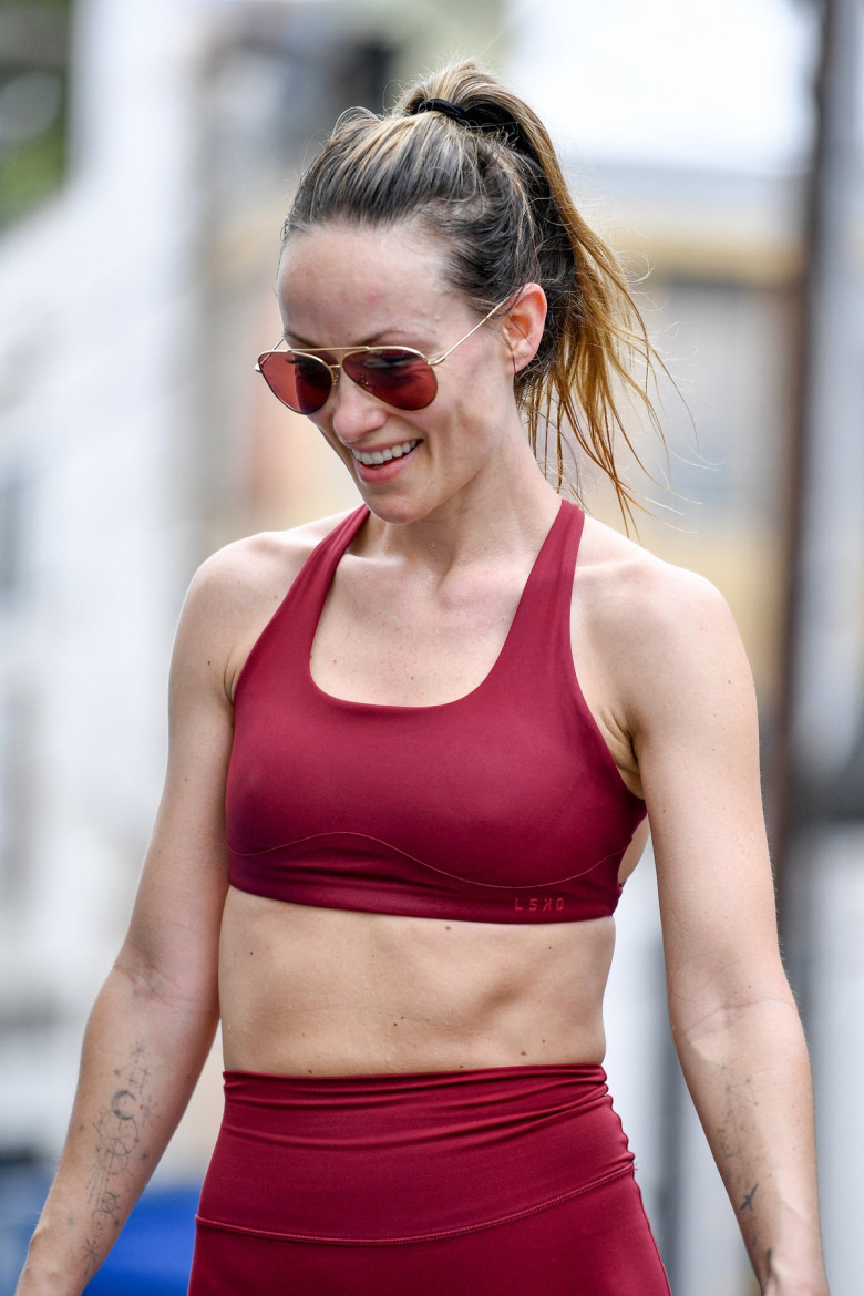 Olivia Wilde At The Gym