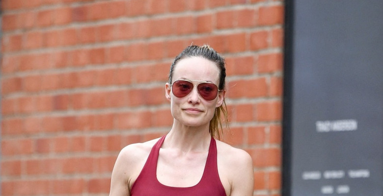 Olivia Wilde At The Gym