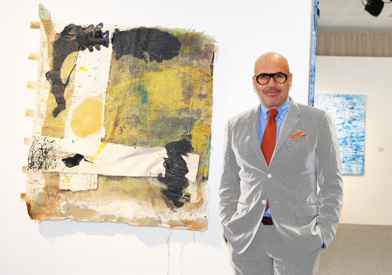 *EXCLUSIVE* The American actor and Artist Billy Zane at his first French Art Exhibition Odysée in Saint Jean Cap Ferrat, South of France.*PICTURES TAKEN ON THE 12/05/2024*