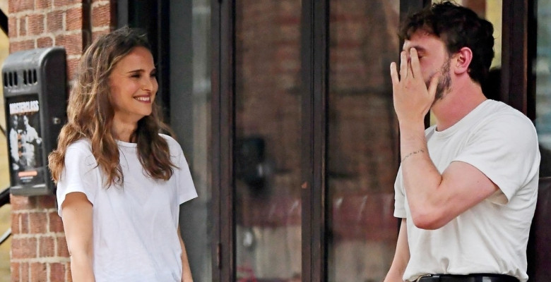 *PREMIUM-EXCLUSIVE* MUST CALL FOR PRICING BEFORE USAGE -  Recently Divorced 42-year-old American actress Natalie Portman pictured enjoying an evening out with 28-Year-old Normal People Irish actor Paul Mescal in North London.*PICTURES TAKEN ON 28/05/2024