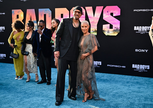 Will Smith, alături de Jada Pinkett pe covorul roșu la premiera filmului „Bad Boys”/ Profimedia