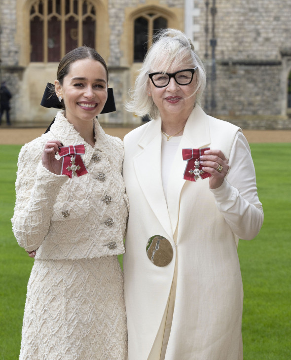 Emilia Clarke și mama sa Jennifer/ Profimedia