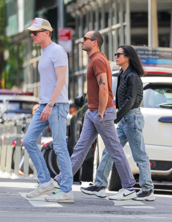 EXCLUSIVE: Jennifer Connelly Steps Out With Son Kai And Husband Paul Bettany - 01 Jun 2024