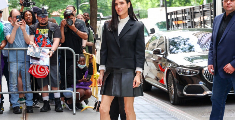 Jennifer Connelly Visits 'The View' Studios