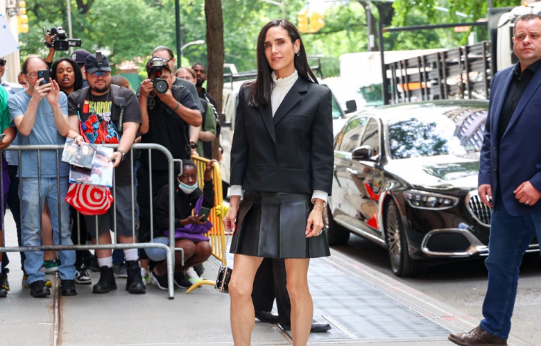 Jennifer Connelly Visits 'The View' Studios