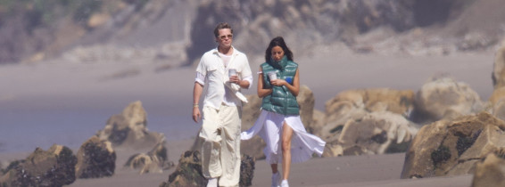 Brad Pitt și Ines de Ramon/ Profimedia