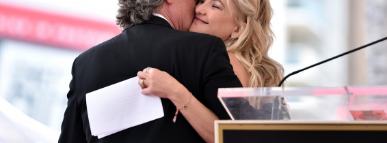 Goldie Hawn And Kurt Russell Honored With Double Star Ceremony On The Hollywood Walk Of Fame