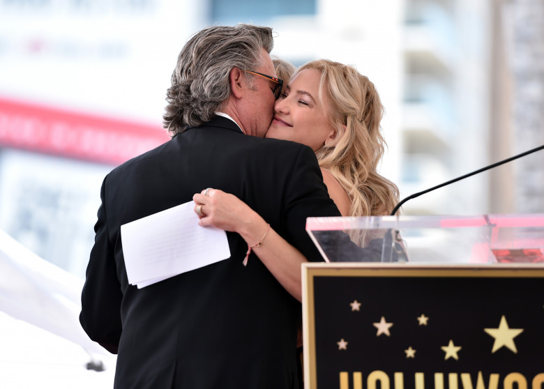 Goldie Hawn And Kurt Russell Honored With Double Star Ceremony On The Hollywood Walk Of Fame