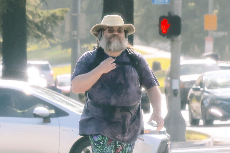 *EXCLUSIVE* Jack Black takes a walk in Los Angeles