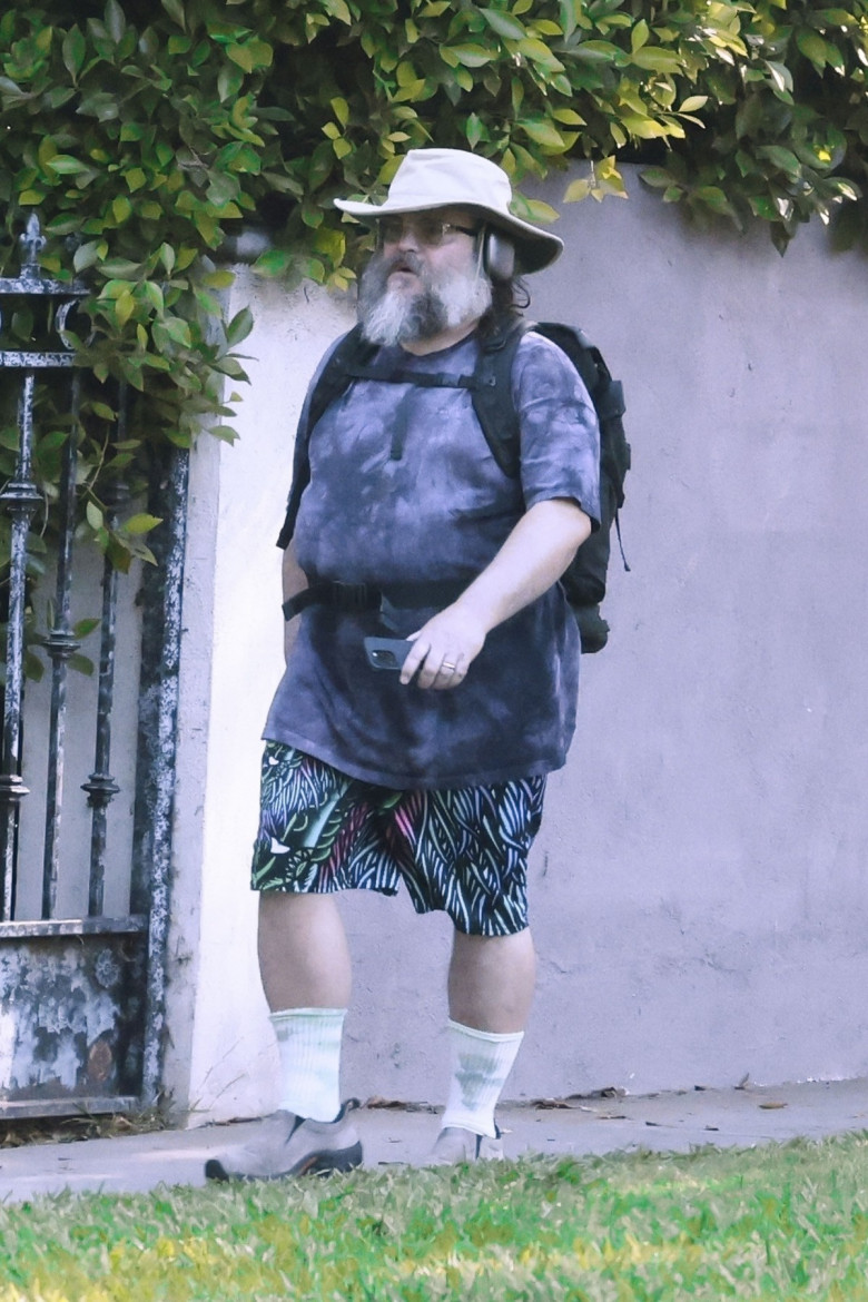 *EXCLUSIVE* Jack Black takes a walk in Los Angeles