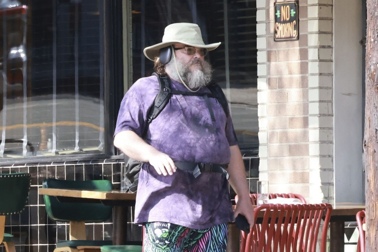 *EXCLUSIVE* Jack Black takes a walk in Los Angeles