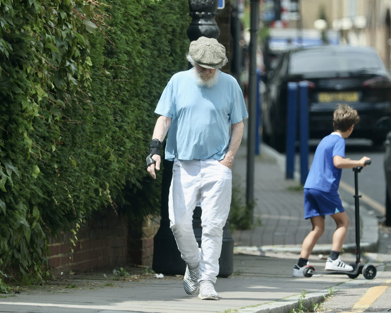 EXCLUSIVE: Sir Ian McKellen Is Back On His Feet After His Horror Fall Off A West End Stage In London - 24 Jun 2024