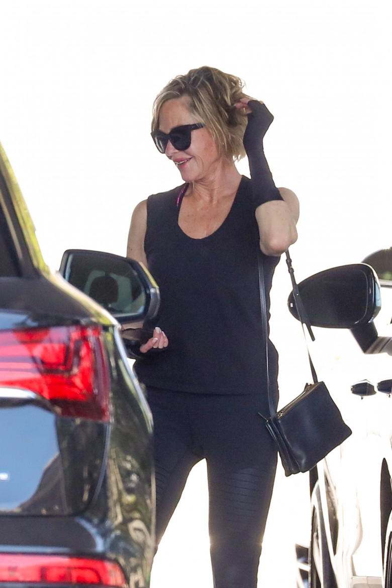 *EXCLUSIVE* Melanie Griffith Visits Dealer for Porsche Recall Check