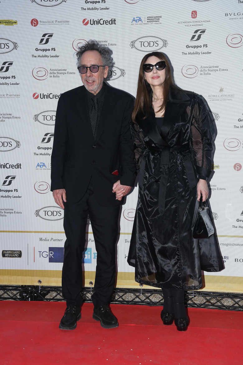 Monica Bellucci și Tim Burton/ Profimedia