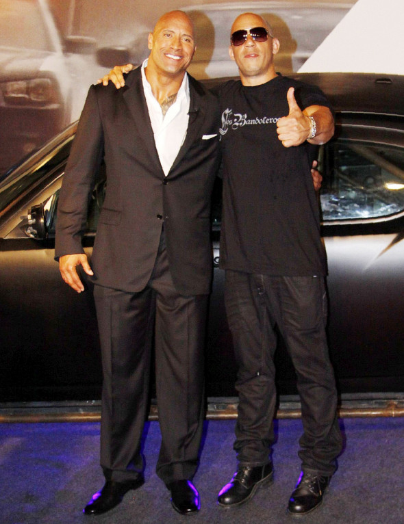 Vin Diesel și Dwayne Johnson