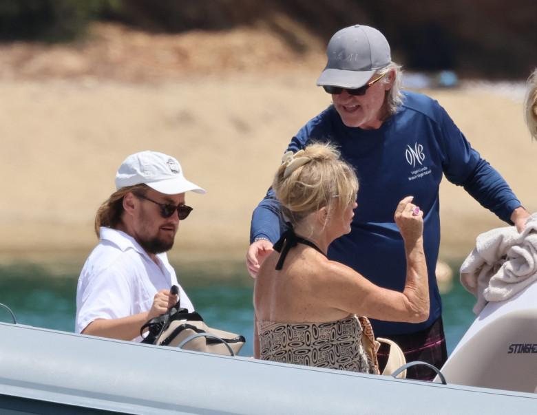 EXCLUSIVE: Goldie Hawn relaxes on Greek vacation with husband Kurt Russell after revealing she may quit "terrible" Los Angeles following two home break-ins