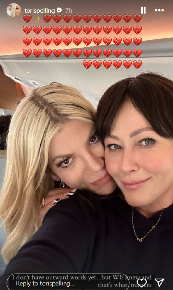 tori spelling si shannen doherty