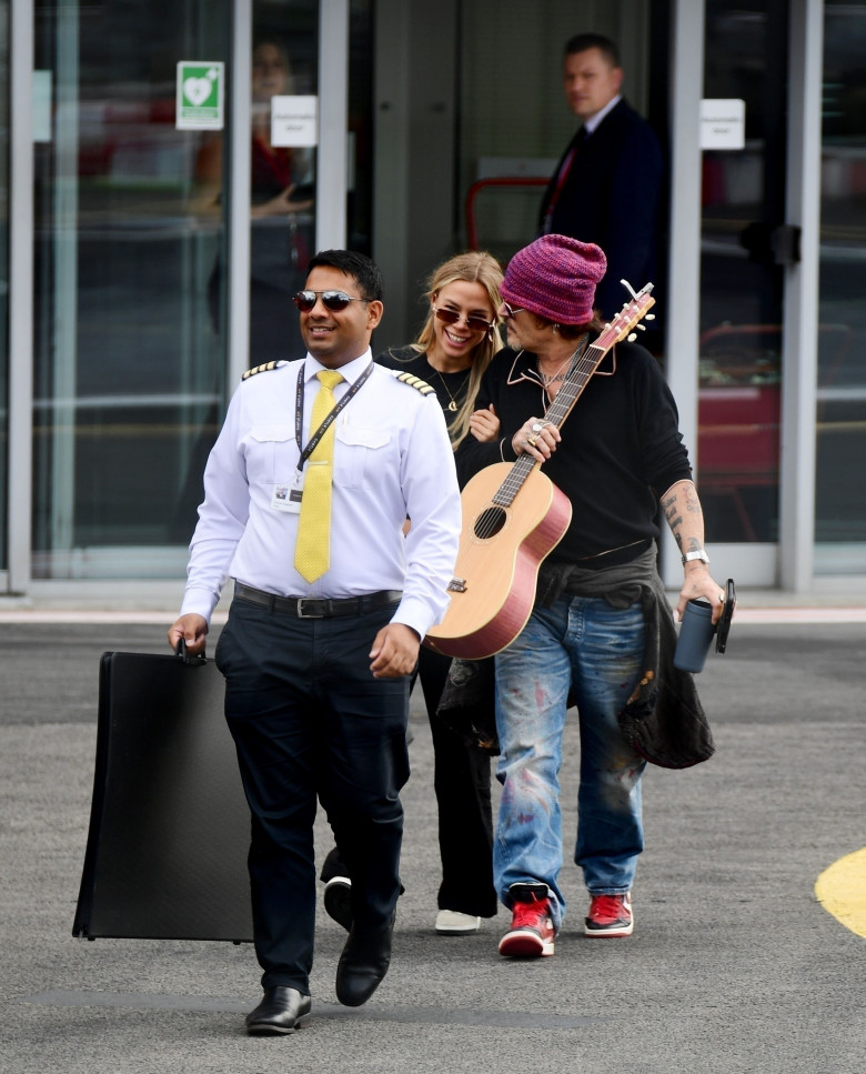 *PREMIUM-EXCLUSIVE* MUST CALL FOR PRICING BEFORE USAGE - First Pictures of a possible couple alert as the American Actor and Musician Johnny Depp is seen out in London with the Russian beautician named Yulia.*PICTURES TAKEN ON 11/07/2024*