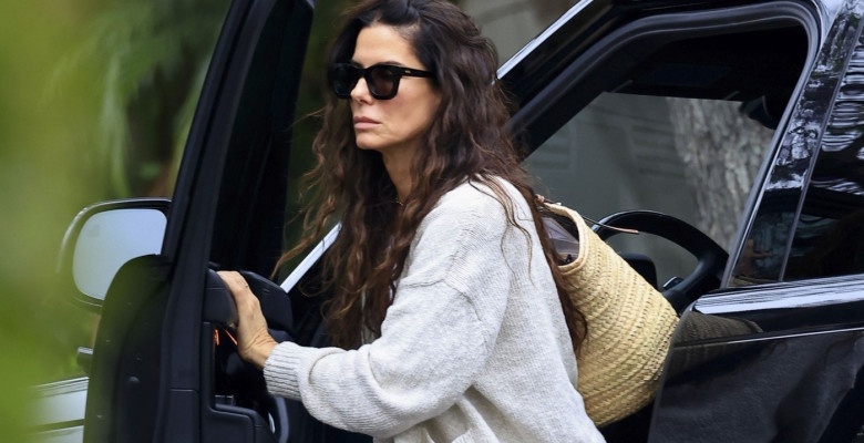 *EXCLUSIVE* Sandra Bullock is all smiles after leaving a dermatologist appointment in Beverly Hills as it was just recently announced she will be reprising her role in the sequel to the movie "Practical Magic"