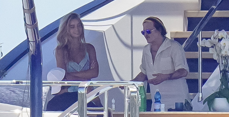 Johnny Depp și Yulia Vlasova/ Profimedia