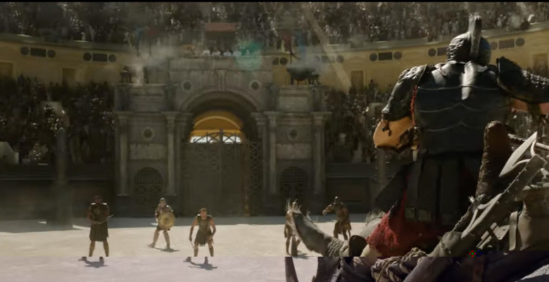 Paul Mescal faces off against Pedro Pascal and Denzel Washington in Ridley Scott’s action packed Gladiator sequel