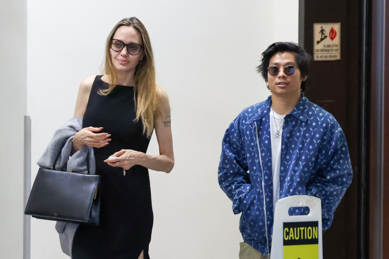 Pax Thien Jolie-Pitt și Angelina Jolie/ Profimedia