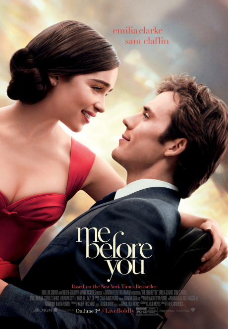 ME BEFORE YOU, from left: Emilia Clarke, Sam Claflin, 2016.