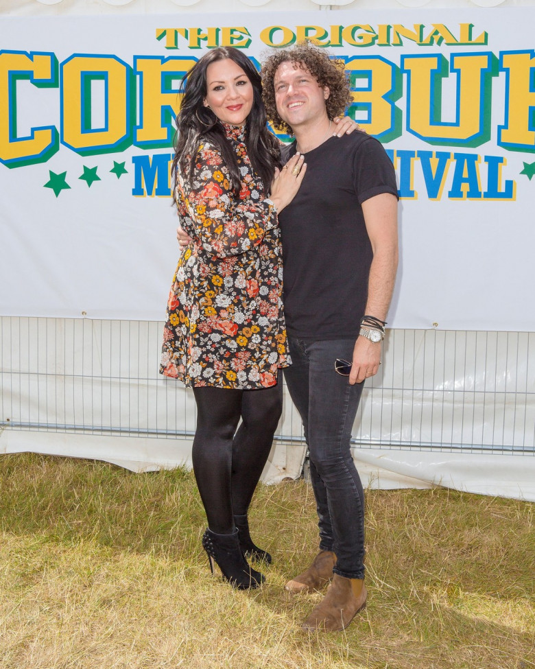 Martine McCutchen and Jack at the Cornbury Festival UK 11th July 2015