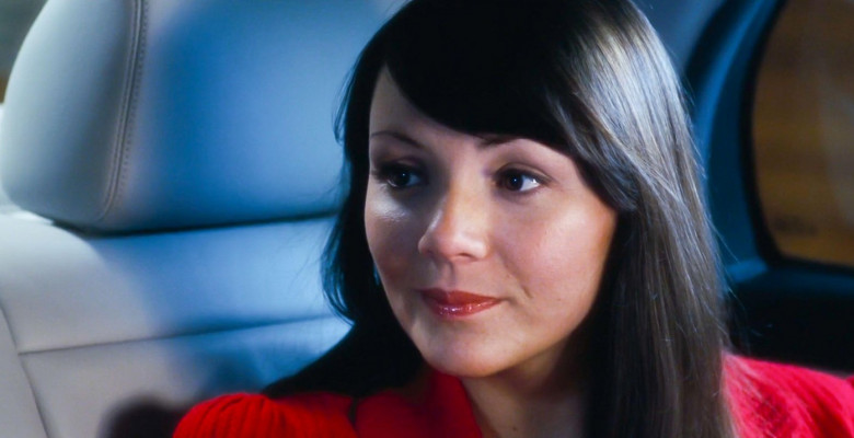 UK. Martine McCutcheon in a scene from the ©Universal Pictures movie : Love Actually (2003). Plot: Follows the lives of eight very different couples in dealing with their love lives in various loosely interrelated tales all set during a frantic month bef