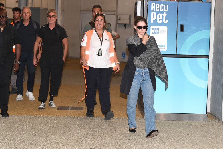 Joaquin Phoenix And Rooney Mara Arrive At The Airport Ahead Of The 81st Venice International Film Festival - 02 Sep 2024