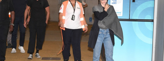 Joaquin Phoenix And Rooney Mara Arrive At The Airport Ahead Of The 81st Venice International Film Festival - 02 Sep 2024