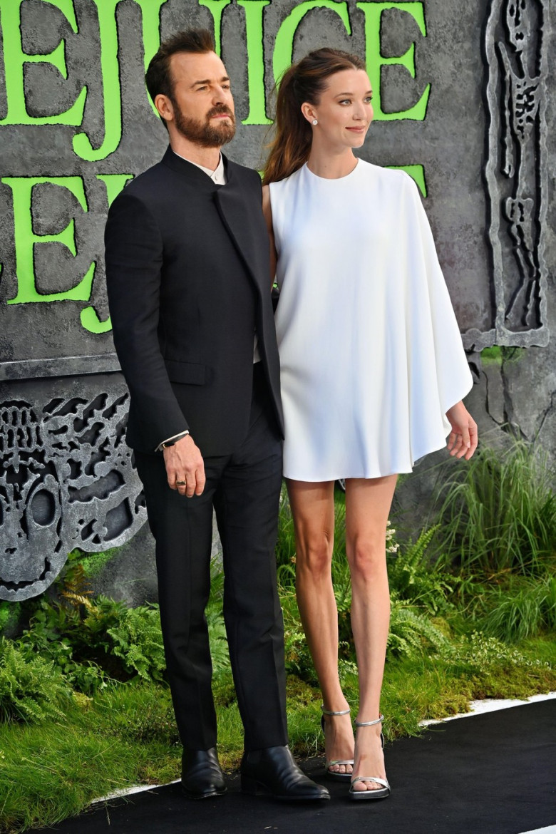 LONDON, UK. 29th Aug, 2024. Justin Theroux, Nicole Brydon Bloom attends Beetlejuice Beetlejuice - UK Premiere at Cineworld Cinema - London Leicester Square, London, UK. ( Credit: See Li/Picture Capital/Alamy Live News