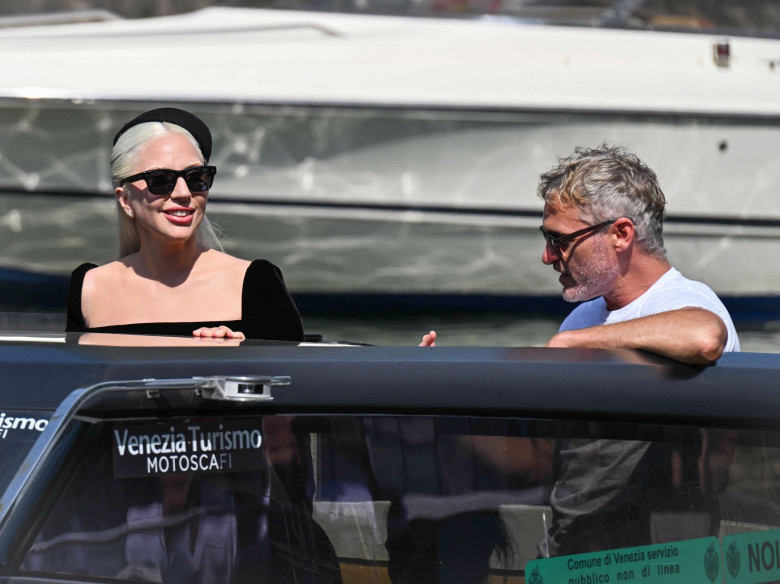 Venice, 81st Venice International Film Festival, day 8 - Lady Gaga arrives at the Casino pier