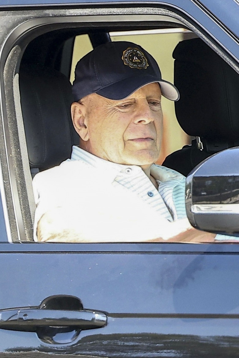 *EXCLUSIVE* Bruce Willis enjoys a relaxing ride out and about in Studio City