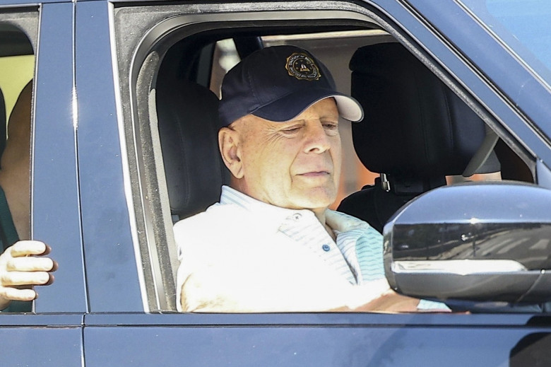 *EXCLUSIVE* Bruce Willis enjoys a relaxing ride out and about in Studio City