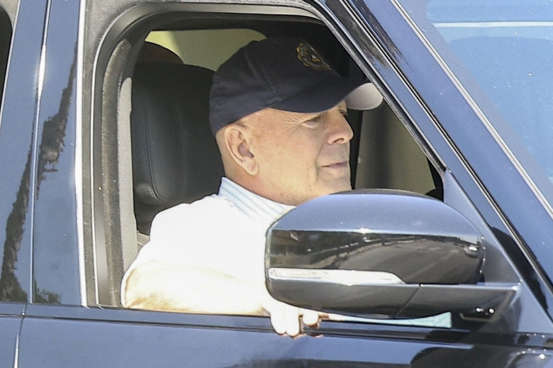 *EXCLUSIVE* Bruce Willis enjoys a relaxing ride out and about in Studio City