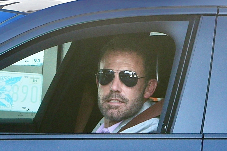 *EXCLUSIVE* Ben Affleck spotted smiling in his car amid divorce from Jennifer Lopez