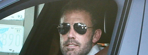 *EXCLUSIVE* Ben Affleck spotted smiling in his car amid divorce from Jennifer Lopez