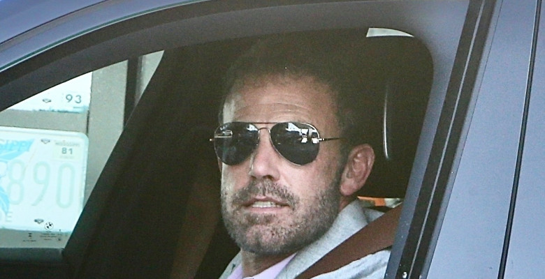 *EXCLUSIVE* Ben Affleck spotted smiling in his car amid divorce from Jennifer Lopez