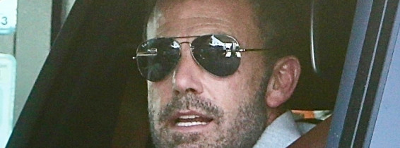 *EXCLUSIVE* Ben Affleck spotted smiling in his car amid divorce from Jennifer Lopez