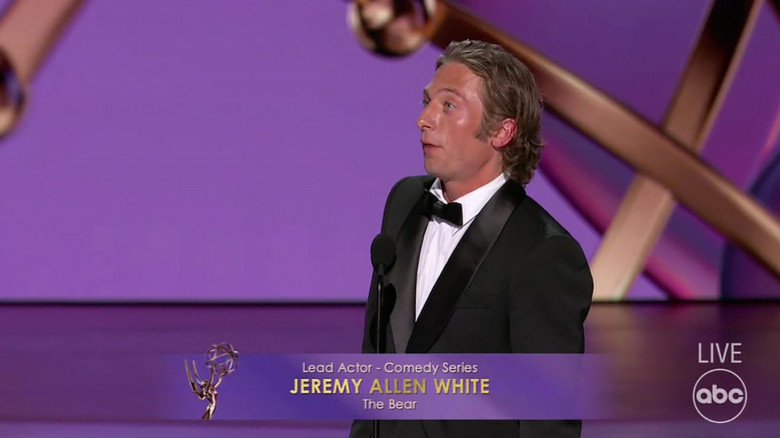 Jeremy Allen White reveals daughter Dolores' sweet nickname in Emmys shoutout