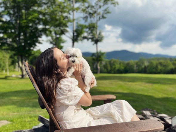 Ana de Armas at her home