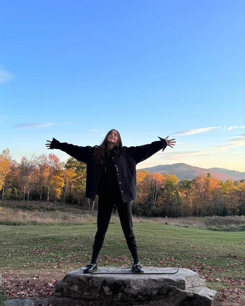 Ana de Armas at her home