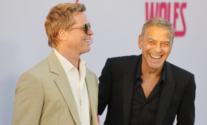 Brad Pitt și George Clooney/ Profimedia