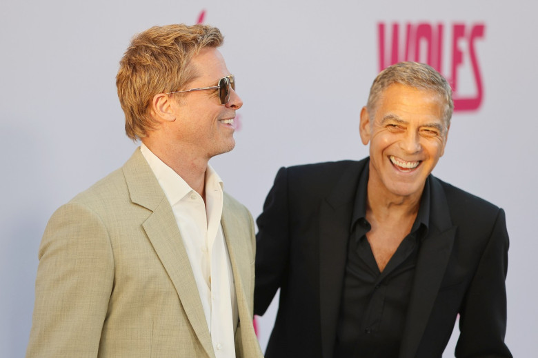 Brad Pitt și George Clooney/ Profimedia