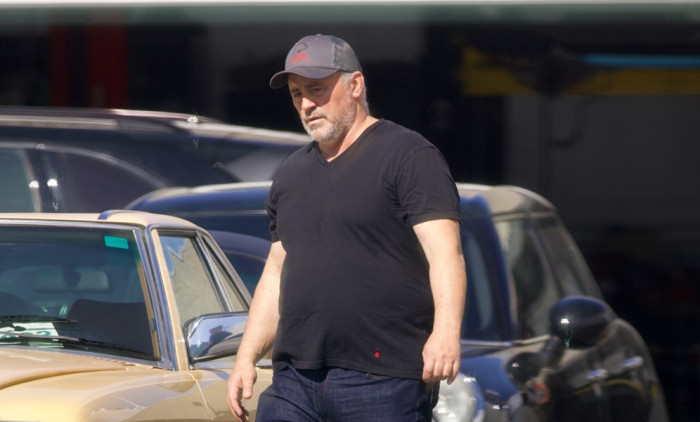 *EXCLUSIVE* Matt Le Who? Matt LeBlanc looks unrecognizable at a car showroom!