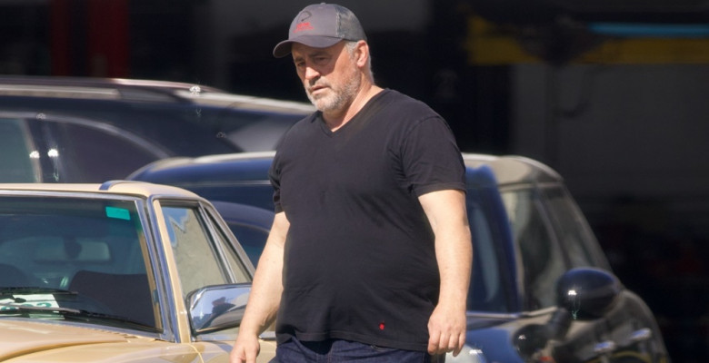 *EXCLUSIVE* Matt Le Who? Matt LeBlanc looks unrecognizable at a car showroom!