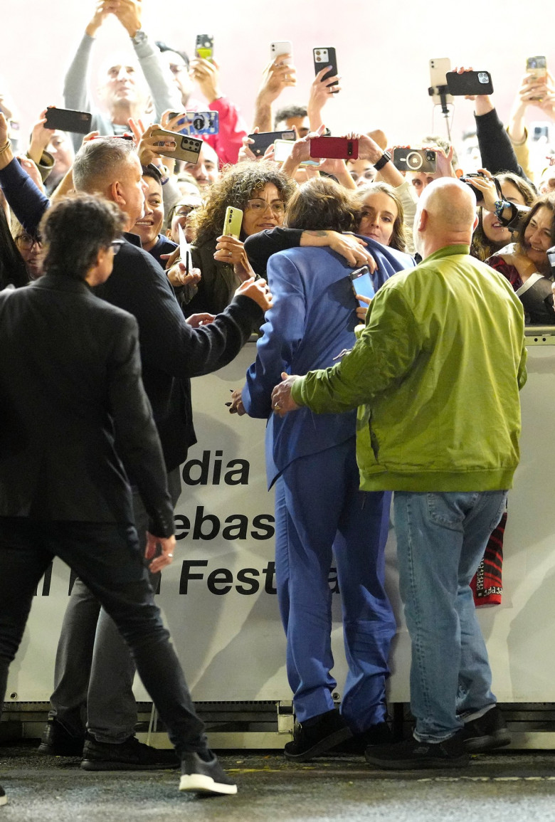 Johnny Depp arrive à l'hôtel Maria-Christina lors de la 72ème édition du festival international du film de San Sebastian (Saint Sébastien) SSIFF