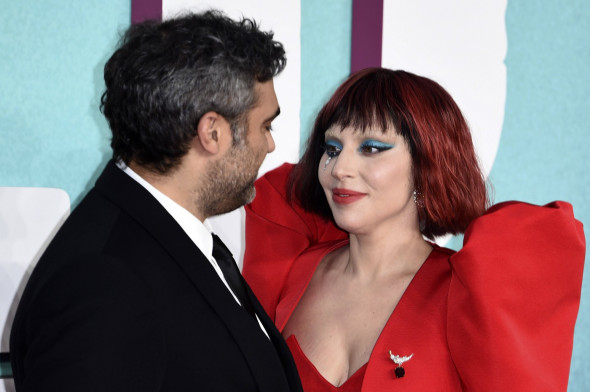 Lady Gaga și Michael Polansky la premiera filmului „Joker: Folie à Deux” din Londra/ Profimedia